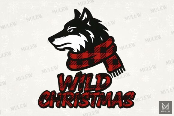 Download Buffalo Plaid Xmas Wolf Sublimation PNG - Premium Resources